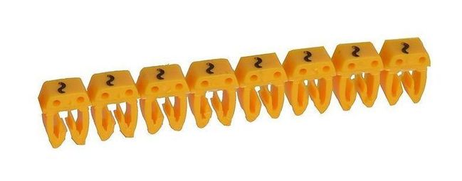 Маркер CAB 3 - условное обозначение - для кабеля 0,5-1,5 мм² - переменный ток