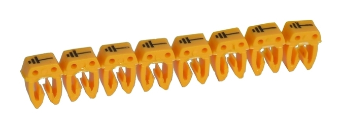 Маркер CAB 3 - условное обозначение - для кабеля 0,15-0,5мм² - земля